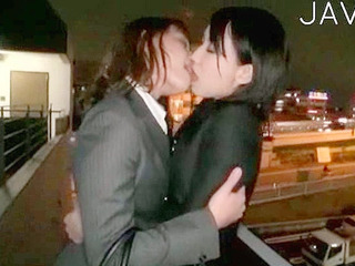 Pussy pounding and nipple sucking for these horny lesbos in Tokyo